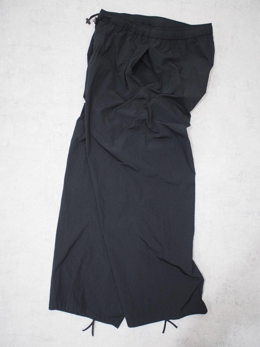画像7: ATON UTILITY PANTS / HAND DYE NYLON/black (7)