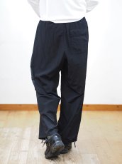画像8: ATON UTILITY PANTS / HAND DYE NYLON/black (8)