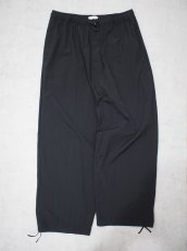 画像2: ATON UTILITY PANTS / HAND DYE NYLON/black (2)