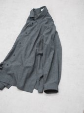 画像9: ATON OVERSIZED SHIRT / TWIST WOOL WASHER (9)