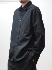 画像6: ATON SHIRT JACKET / HARD WASHED COTTON (6)