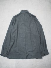 画像4: ATON OVERSIZED SHIRT / TWIST WOOL WASHER (4)