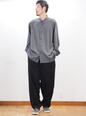 画像8: ATON OVERSIZED SHIRT / TWIST WOOL WASHER (8)