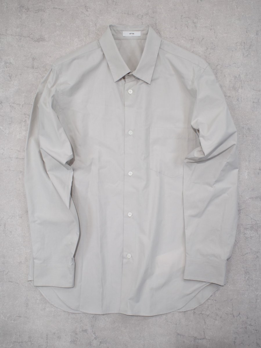 画像2: ATON STANDARD SHIRT / SUVIN BROAD (2)