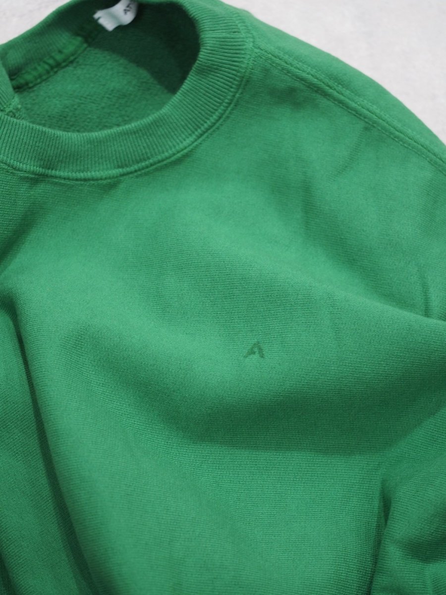 画像4: ATON OVERSIZED SWEAT SHIRT / NATURAL DYED URAKE (4)