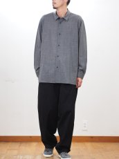 画像3: ATON OVERSIZED SHIRT / TWIST WOOL WASHER (3)