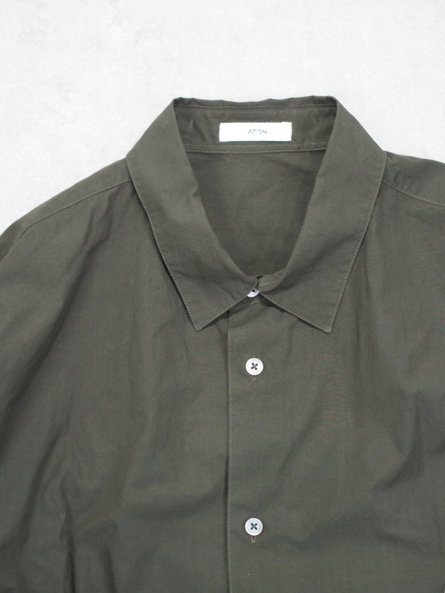 画像3: ATON WIDE SHIRT / SHRINK COTTON LAWN (3)