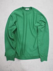 画像1: ATON OVERSIZED SWEAT SHIRT / NATURAL DYED URAKE (1)
