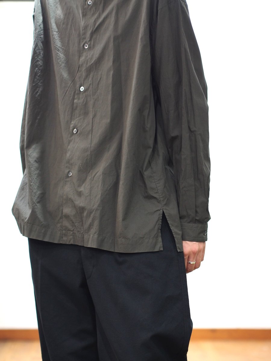 画像8: ATON WIDE SHIRT / SHRINK COTTON LAWN (8)