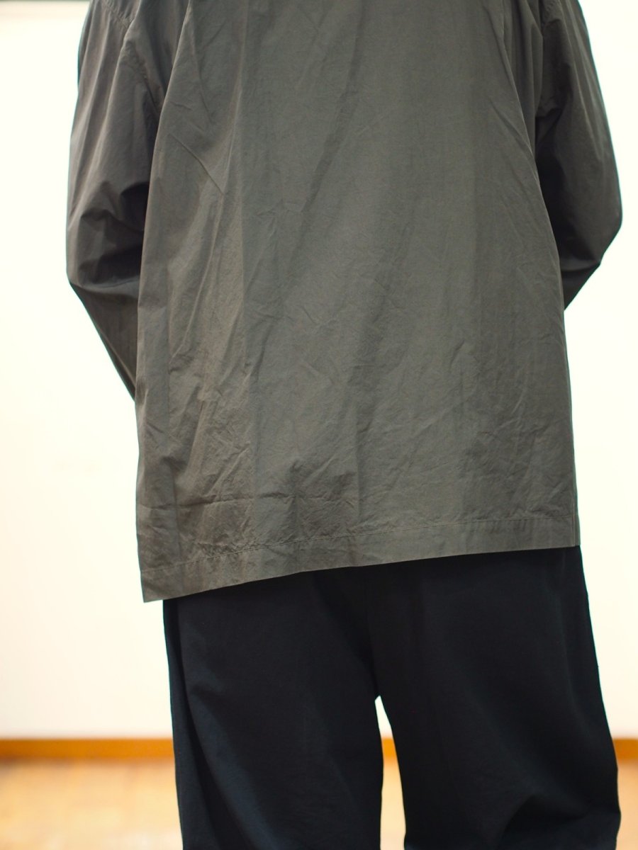 画像9: ATON WIDE SHIRT / SHRINK COTTON LAWN (9)