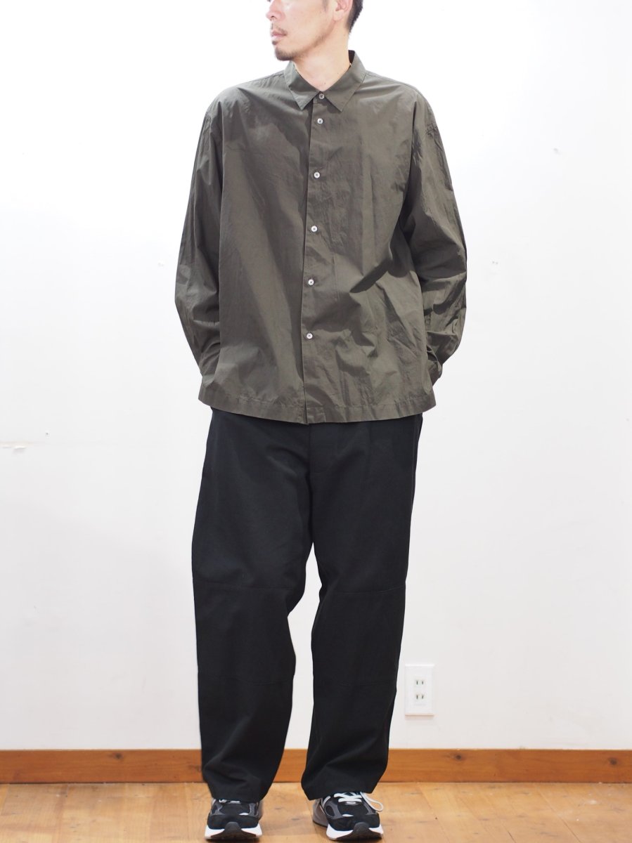 画像2: ATON WIDE SHIRT / SHRINK COTTON LAWN (2)