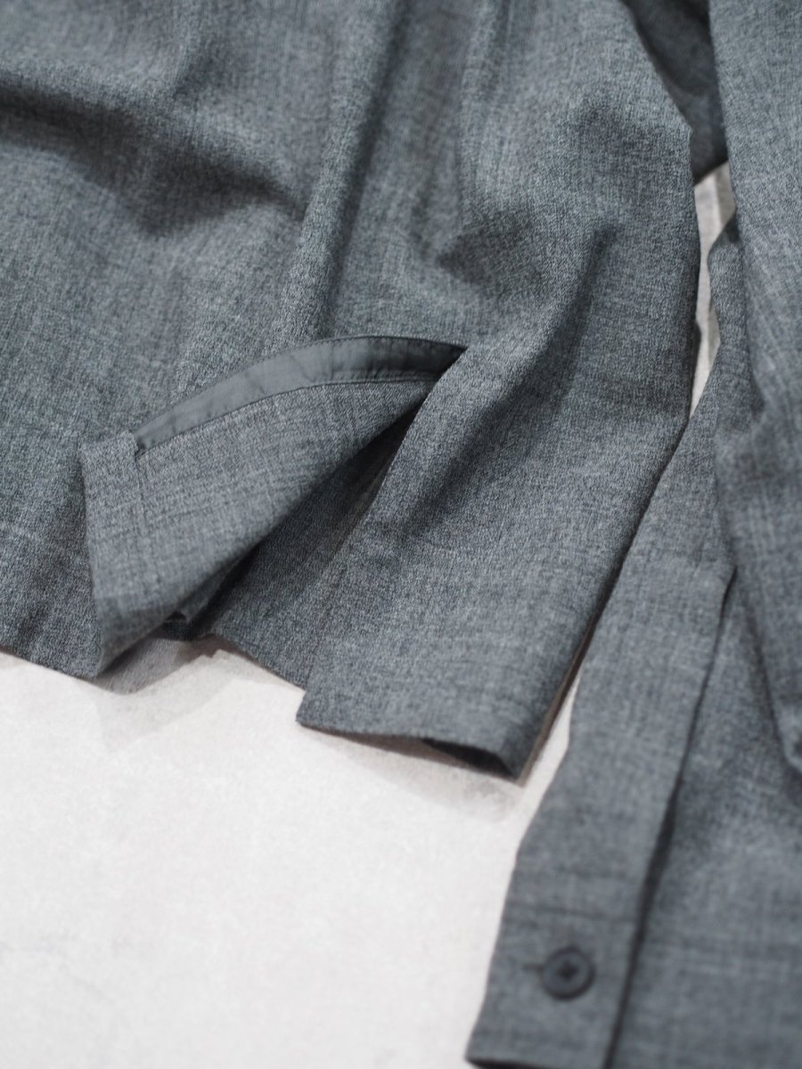 画像12: ATON OVERSIZED SHIRT / TWIST WOOL WASHER (12)