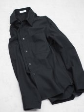 画像10: ATON SHIRT JACKET / HARD WASHED COTTON (10)