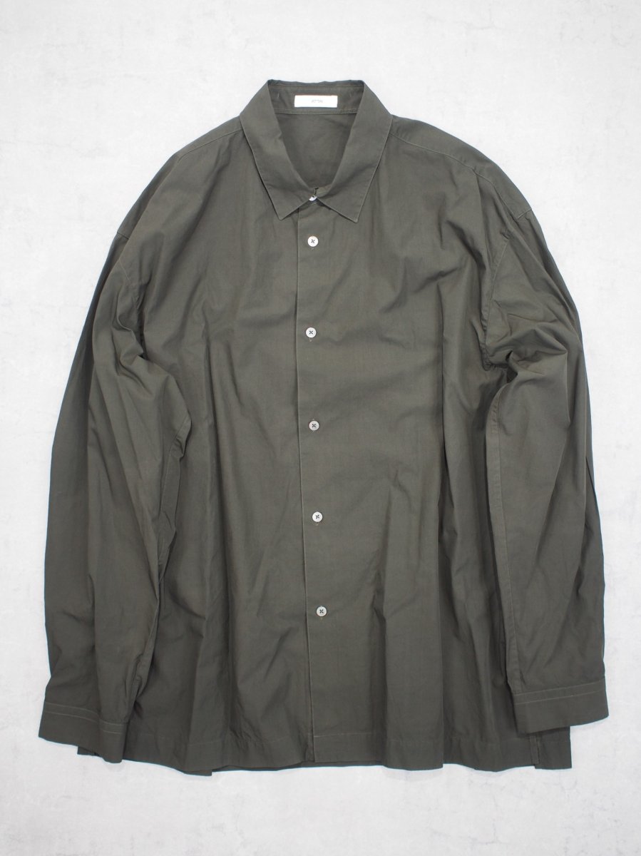 画像1: ATON WIDE SHIRT / SHRINK COTTON LAWN (1)