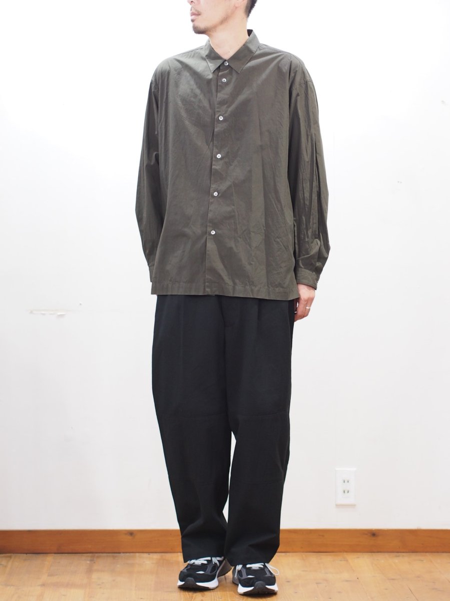画像4: ATON WIDE SHIRT / SHRINK COTTON LAWN (4)
