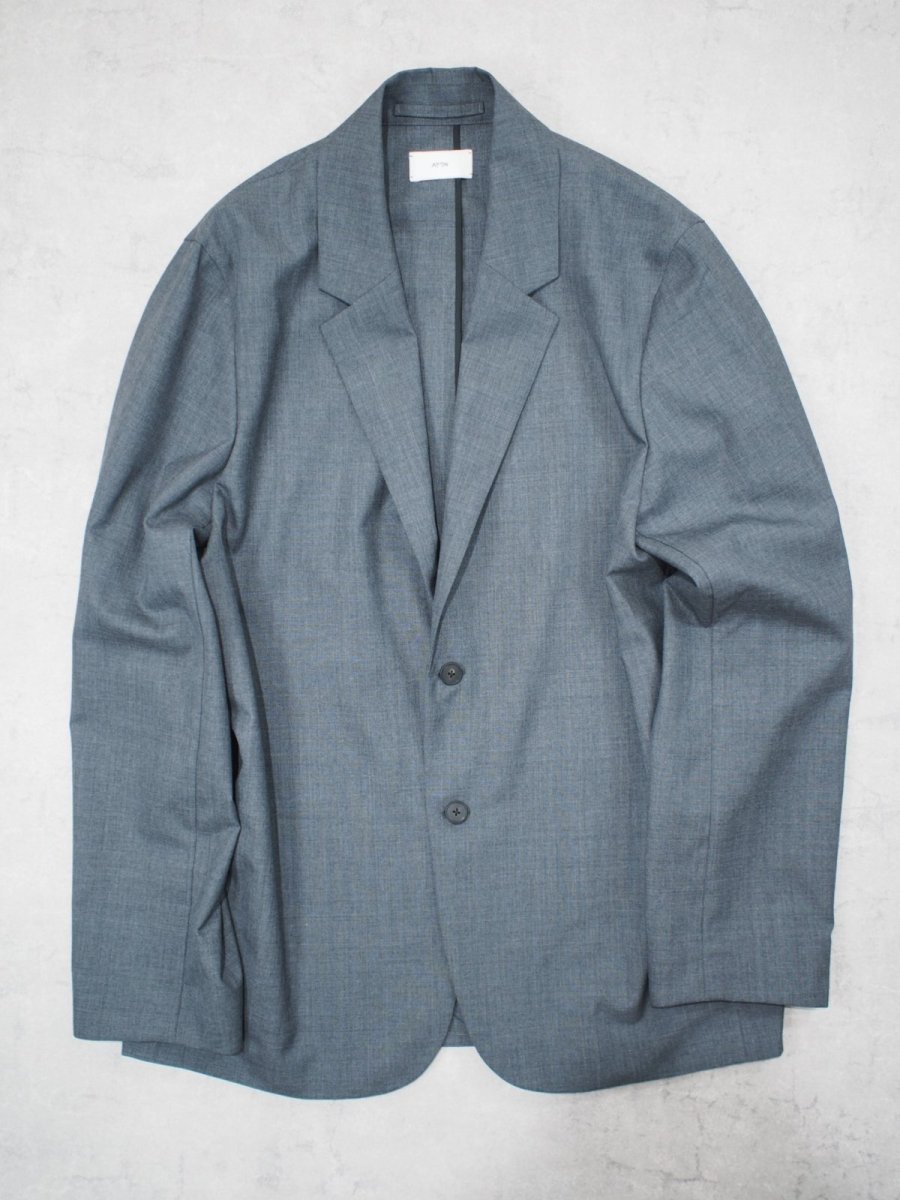 画像2: ATON TAILORED JACKET / WOOL TROPICAL (2)