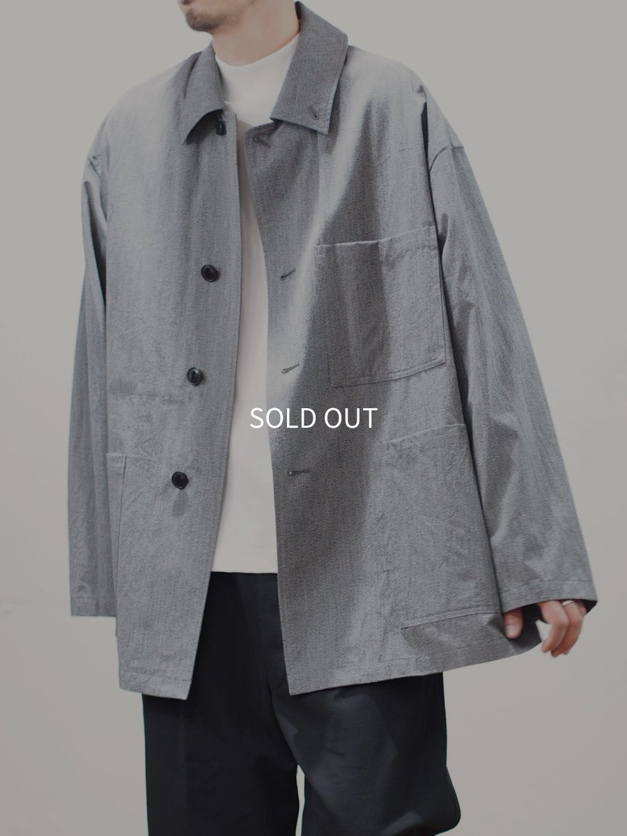 画像6: YOKO SAKAMOTO  / CHORE JACKET / MAX HIGH COUNT COTTON CANVAS (6)