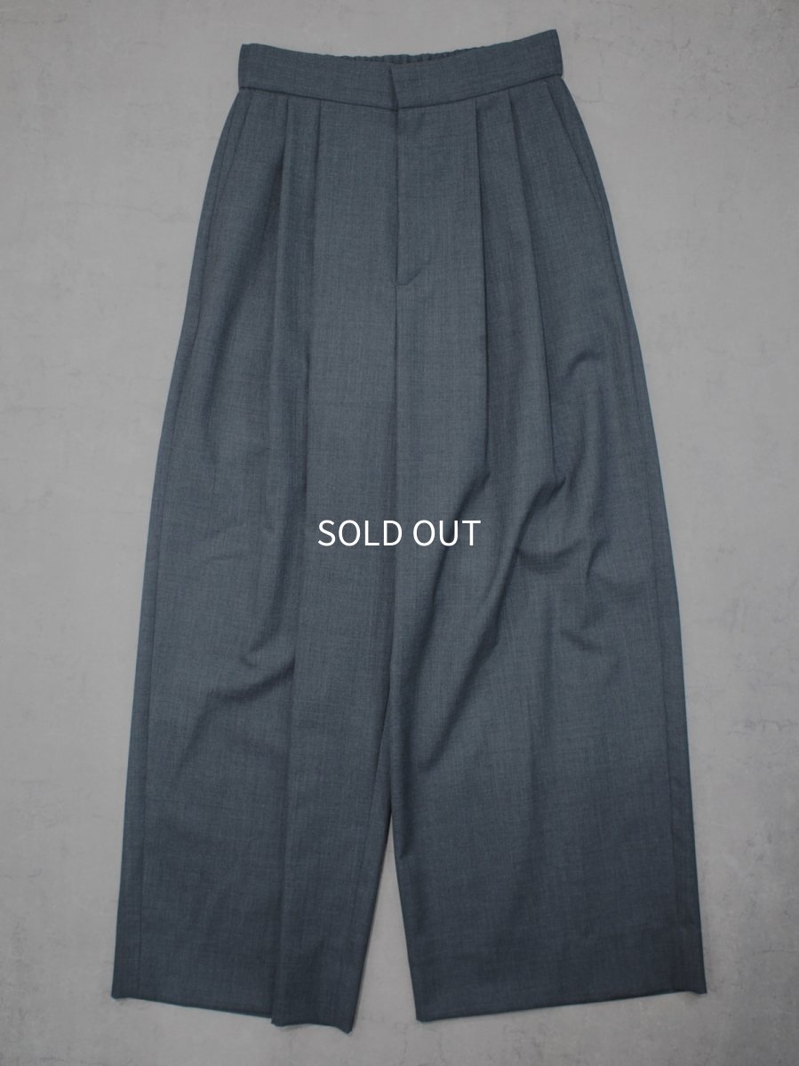 画像1: ATON WIDE EASY PNATS / WOOL TROPICAL (1)