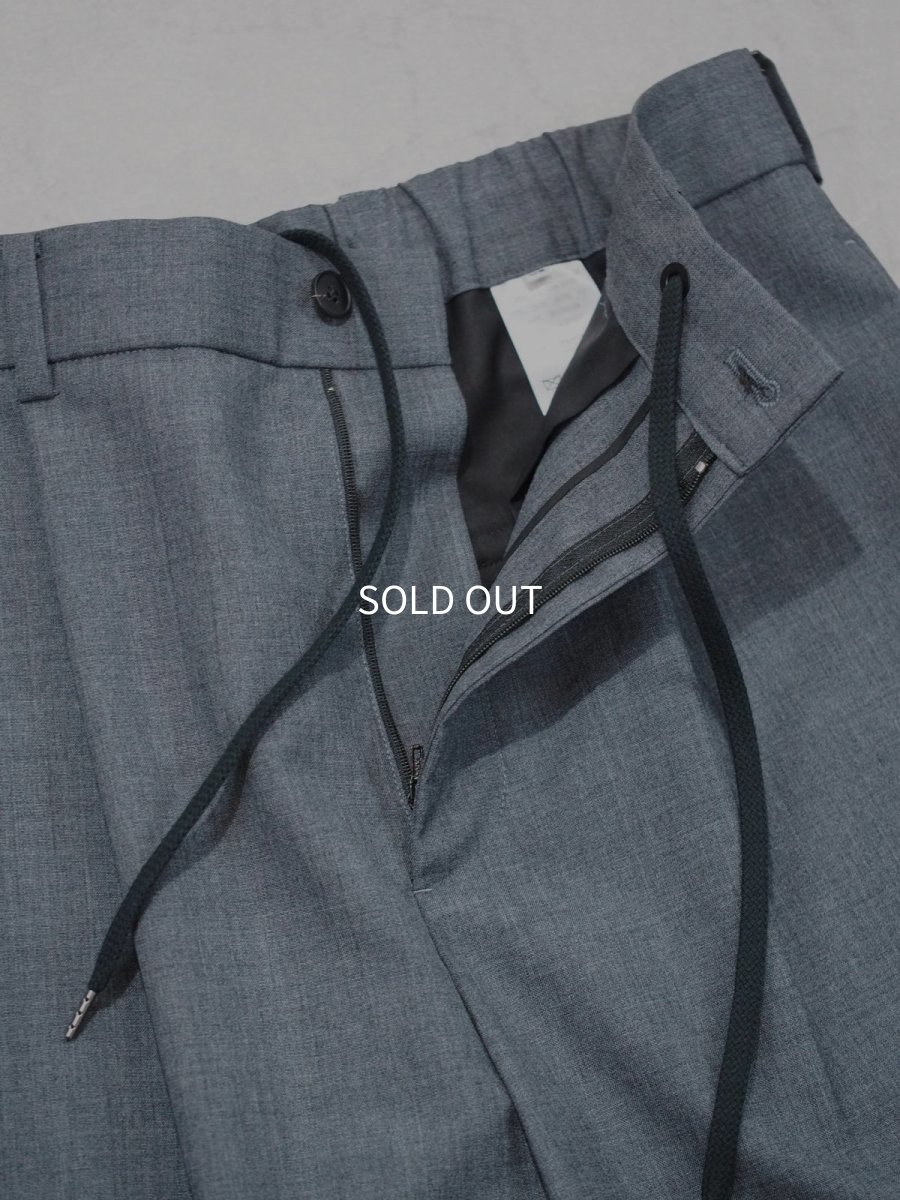 画像3: ATON LOOSE FIT PANTS / WOOL TROPICAL (3)