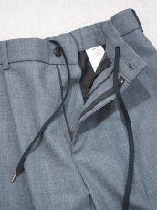 画像3: ATON LOOSE FIT PANTS / WOOL TROPICAL (3)