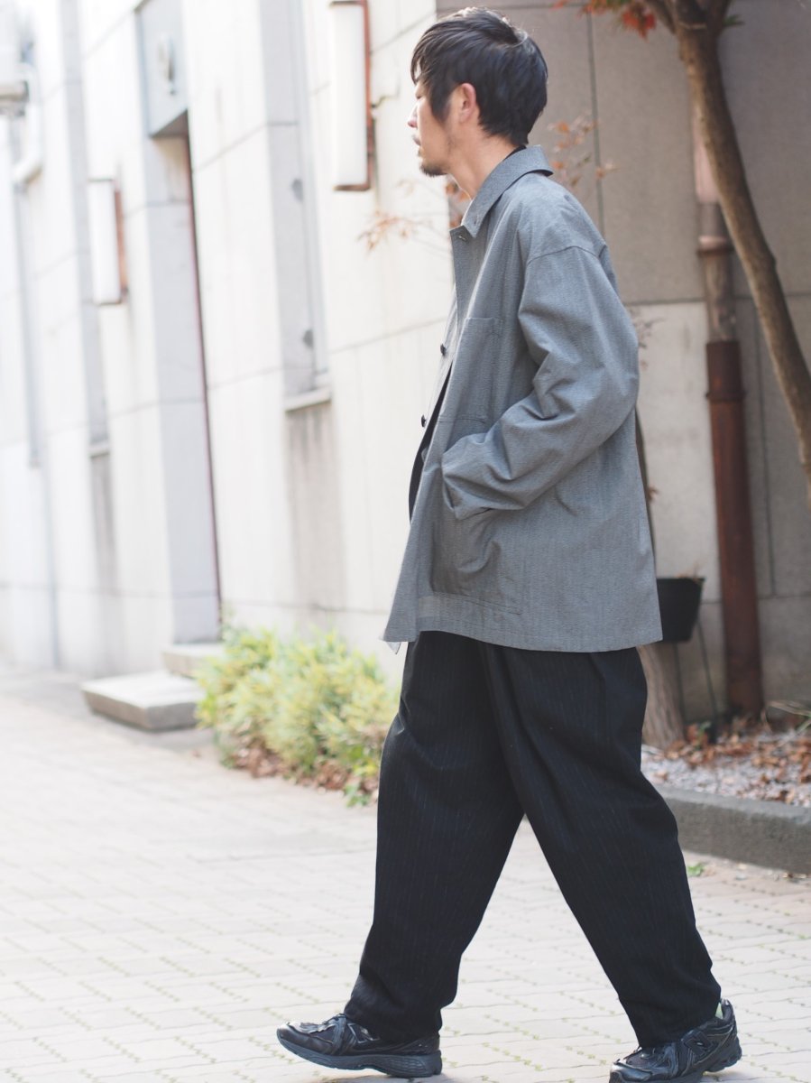 画像11: YOKO SAKAMOTO  / CHORE JACKET / MAX HIGH COUNT COTTON CANVAS (11)