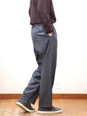 画像7: ATON LOOSE FIT PANTS / WOOL TROPICAL (7)