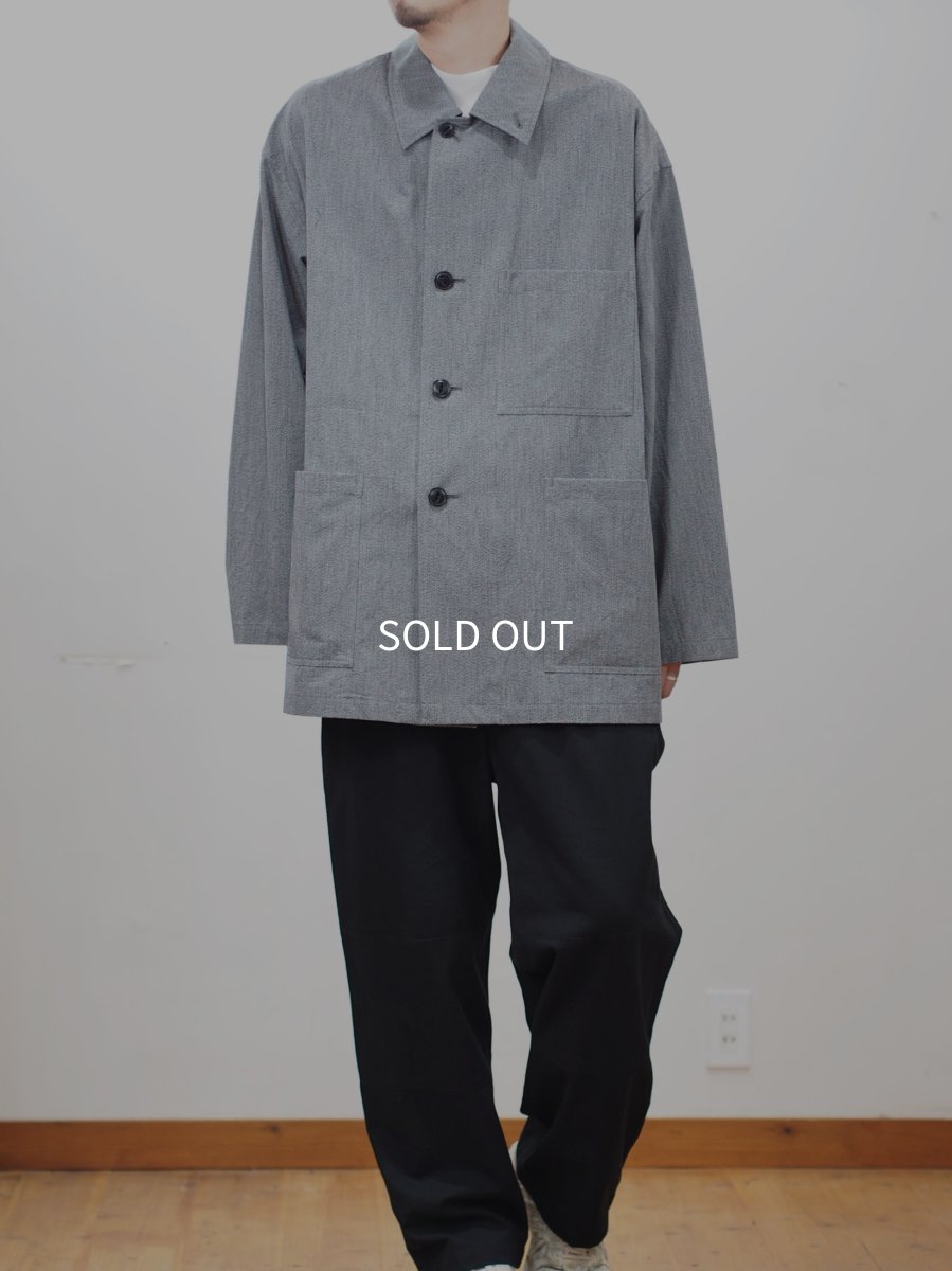 画像2: YOKO SAKAMOTO  / CHORE JACKET / MAX HIGH COUNT COTTON CANVAS (2)
