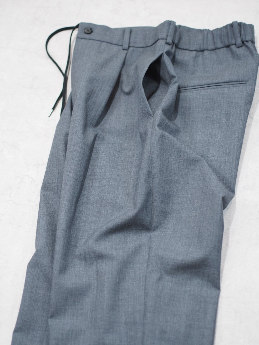 画像5: ATON LOOSE FIT PANTS / WOOL TROPICAL (5)