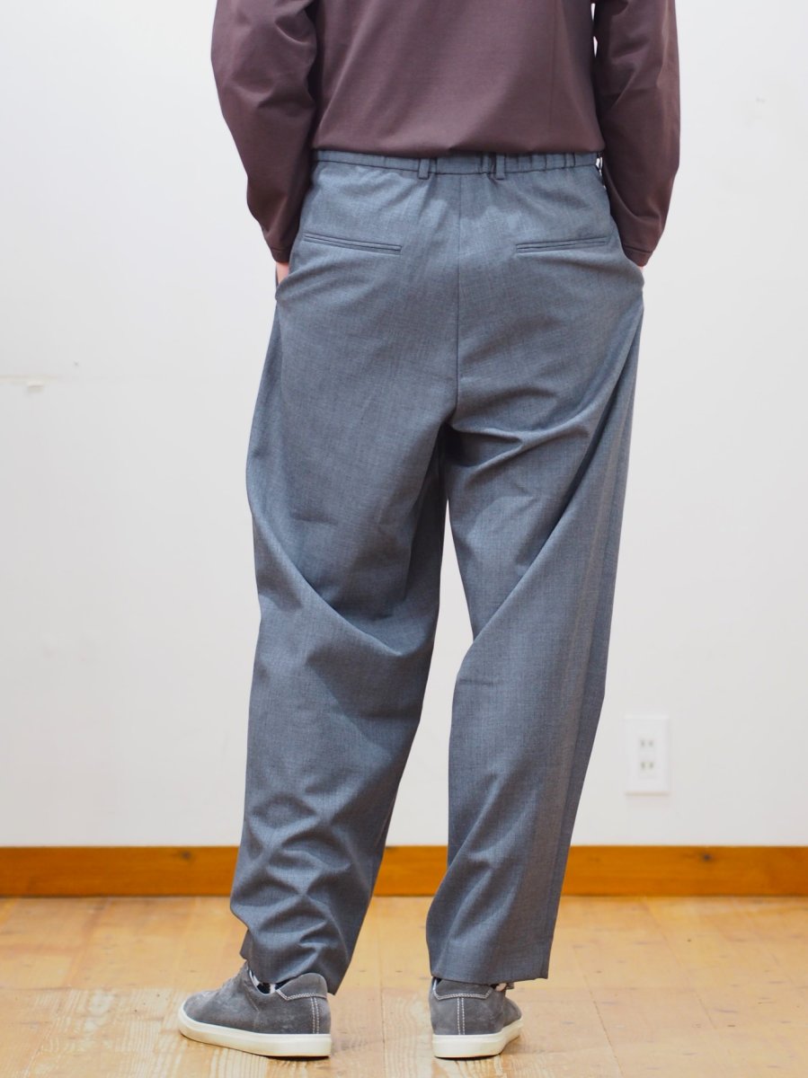 画像8: ATON LOOSE FIT PANTS / WOOL TROPICAL (8)
