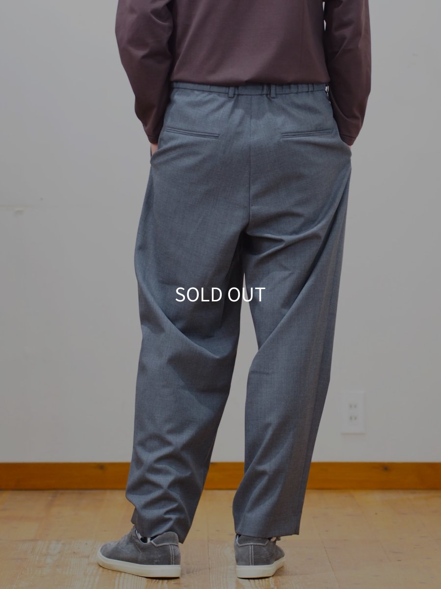 画像8: ATON LOOSE FIT PANTS / WOOL TROPICAL (8)