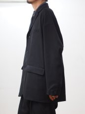 画像12: YOKO SAKAMOTO  / DROPPED SHOULDER JACKET / BRUSHED POLYESTER GABARDINE (12)