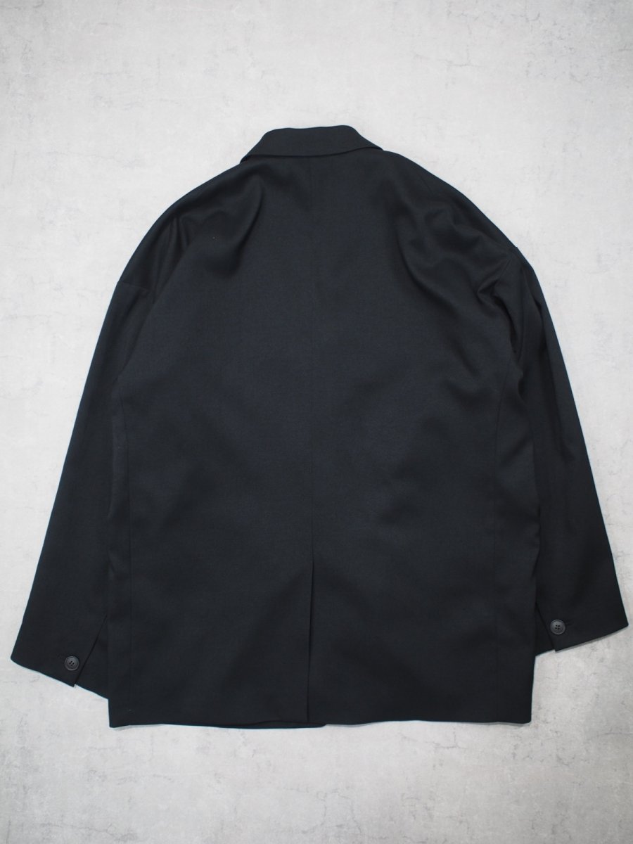画像5: YOKO SAKAMOTO  / DROPPED SHOULDER JACKET / BRUSHED POLYESTER GABARDINE (5)