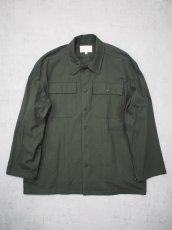 画像1: YOKO SAKAMOTO  / UTILITY SHIRT / COTTON PANAMA (1)