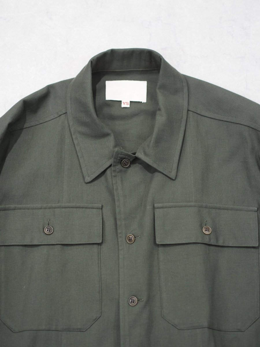 画像4: YOKO SAKAMOTO  / UTILITY SHIRT / COTTON PANAMA (4)
