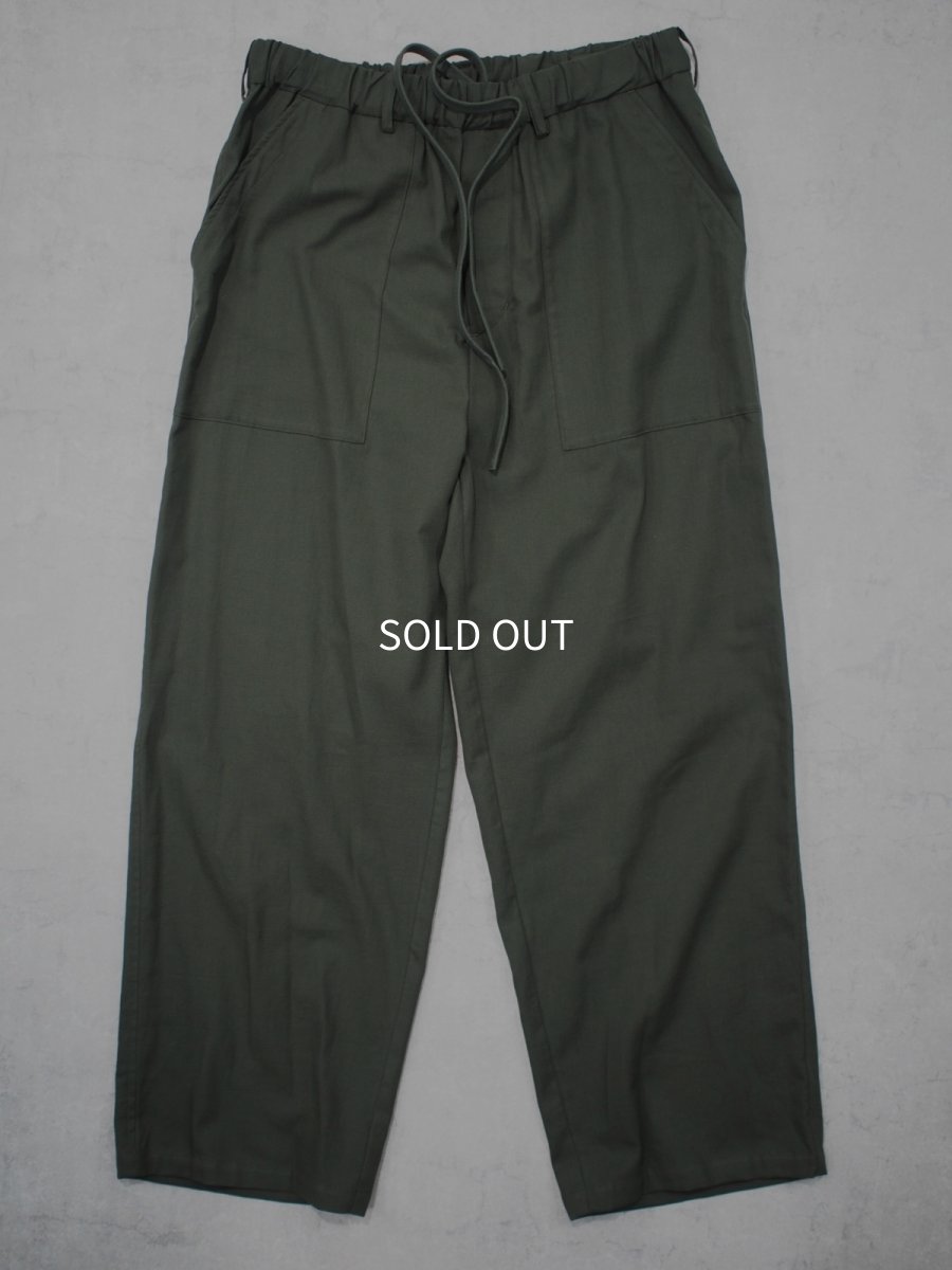 画像2: YOKO SAKAMOTO  / UTILITY EASY PANTS / COTTON PANAMA (2)