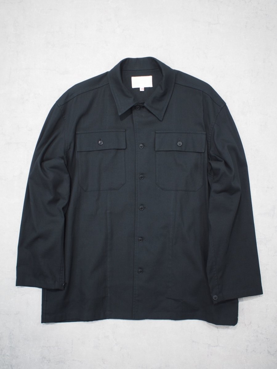 画像2: YOKO SAKAMOTO  / UTILITY SHIRT / COTTON PANAMA (2)