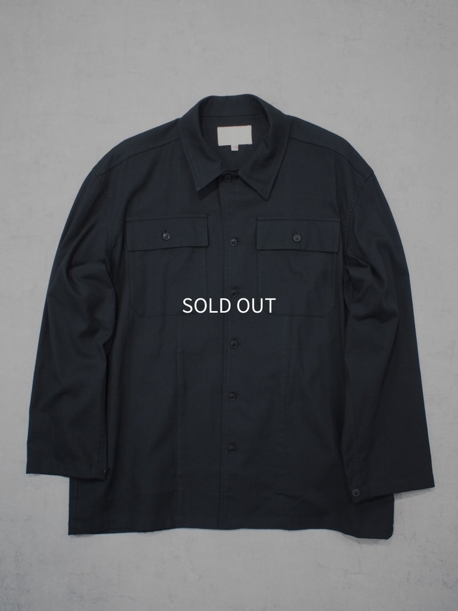 画像2: YOKO SAKAMOTO  / UTILITY SHIRT / COTTON PANAMA (2)