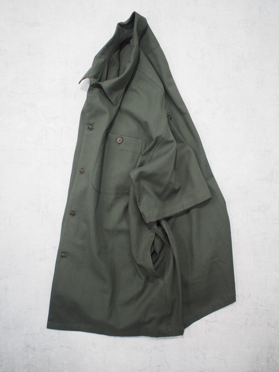 画像3: YOKO SAKAMOTO  /  UTILITY S/S SHIRT / COTTON PANAMA (3)