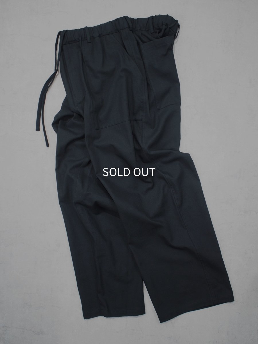 画像7: YOKO SAKAMOTO  /  UTILITY EASY PANTS / COTTON PANAMA (7)