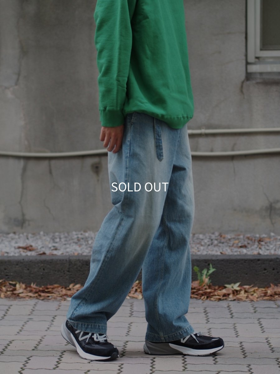 画像5:  YOKO SAKAMOTO  / BELTED TROUSERS / RAW DENIM (5)
