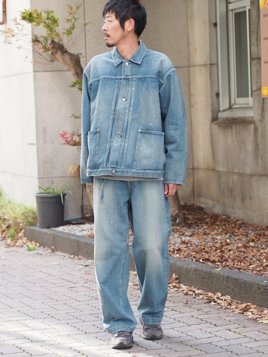 画像12:  YOKO SAKAMOTO  / PLEATS JACKET / RAW DENIM (12)