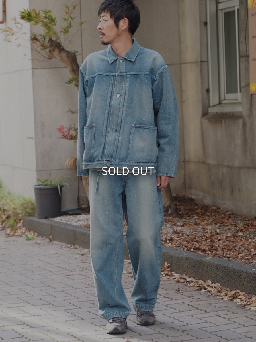 画像12:  YOKO SAKAMOTO  / PLEATS JACKET / RAW DENIM (12)