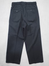 画像4: YOKO SAKAMOTO  / DOUBLE PLEATED TROUSERS / BRUSHED POLYESTER GABARDINE (4)