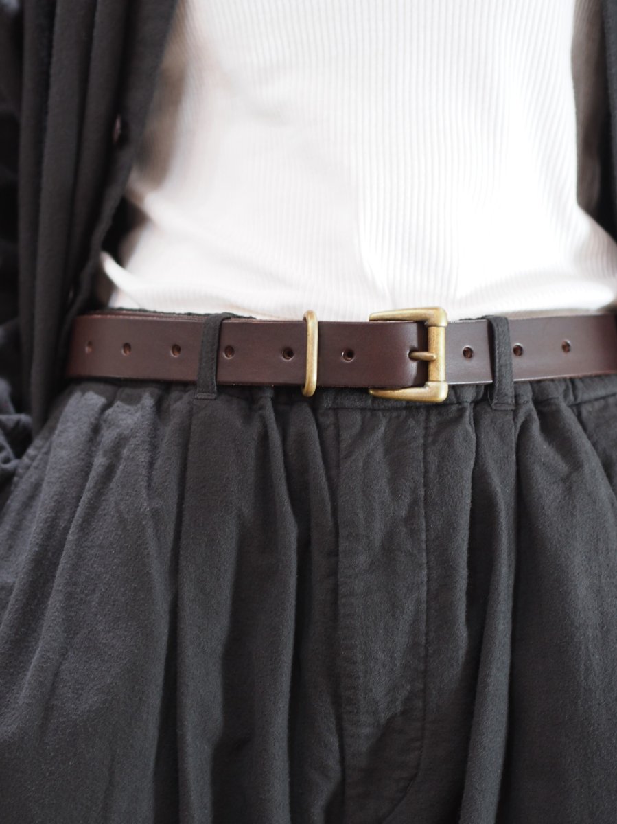 画像3:  YOKO SAKAMOTO / STANDARD BELT WIDE /  ITALIAN LEATHER (3)