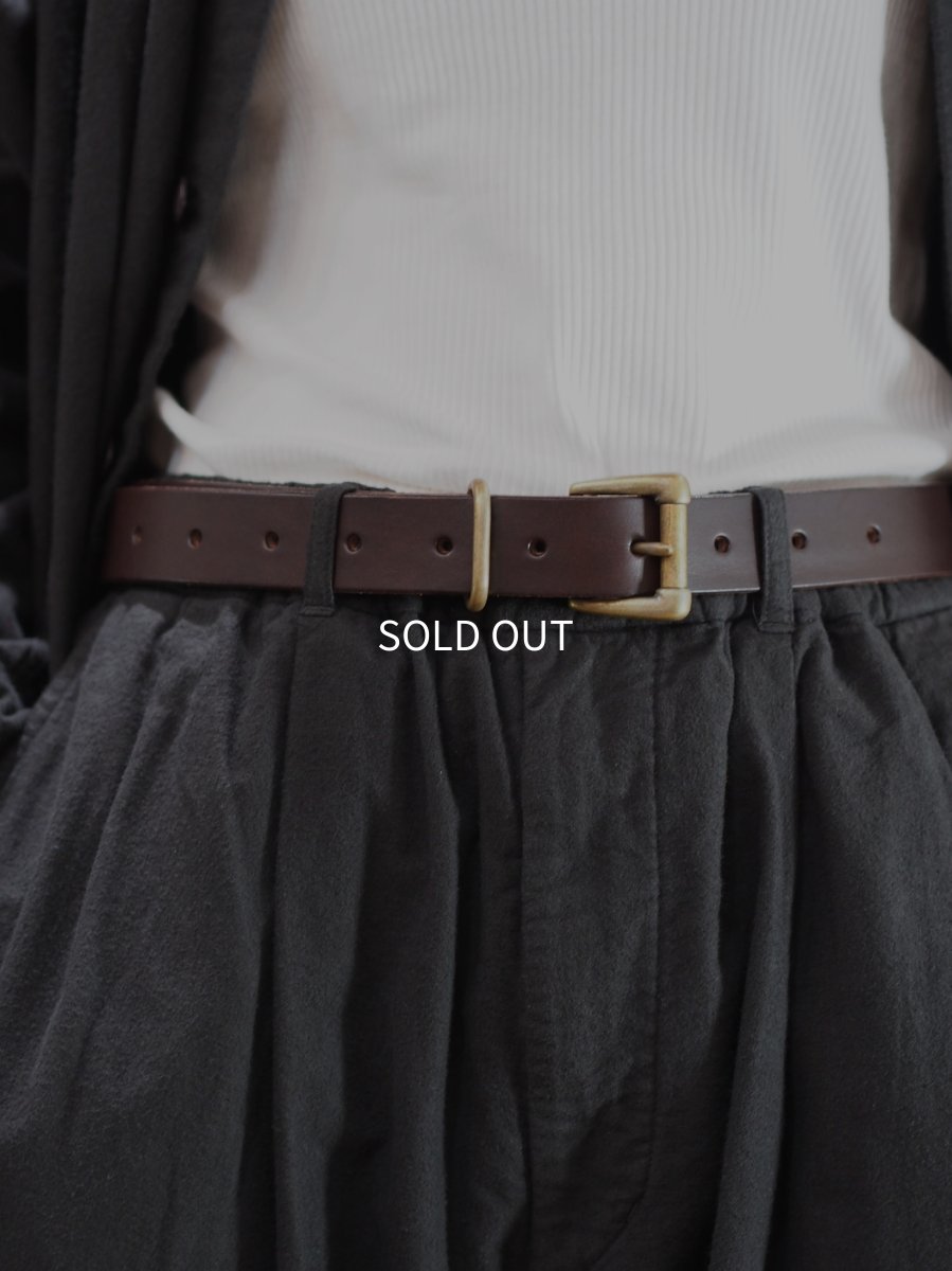 画像3:  YOKO SAKAMOTO / STANDARD BELT WIDE /  ITALIAN LEATHER (3)