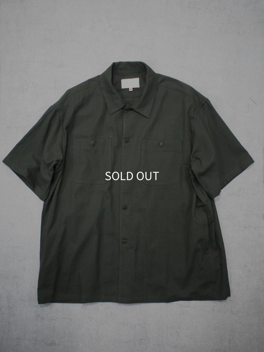 画像1: YOKO SAKAMOTO  /  UTILITY S/S SHIRT / COTTON PANAMA (1)