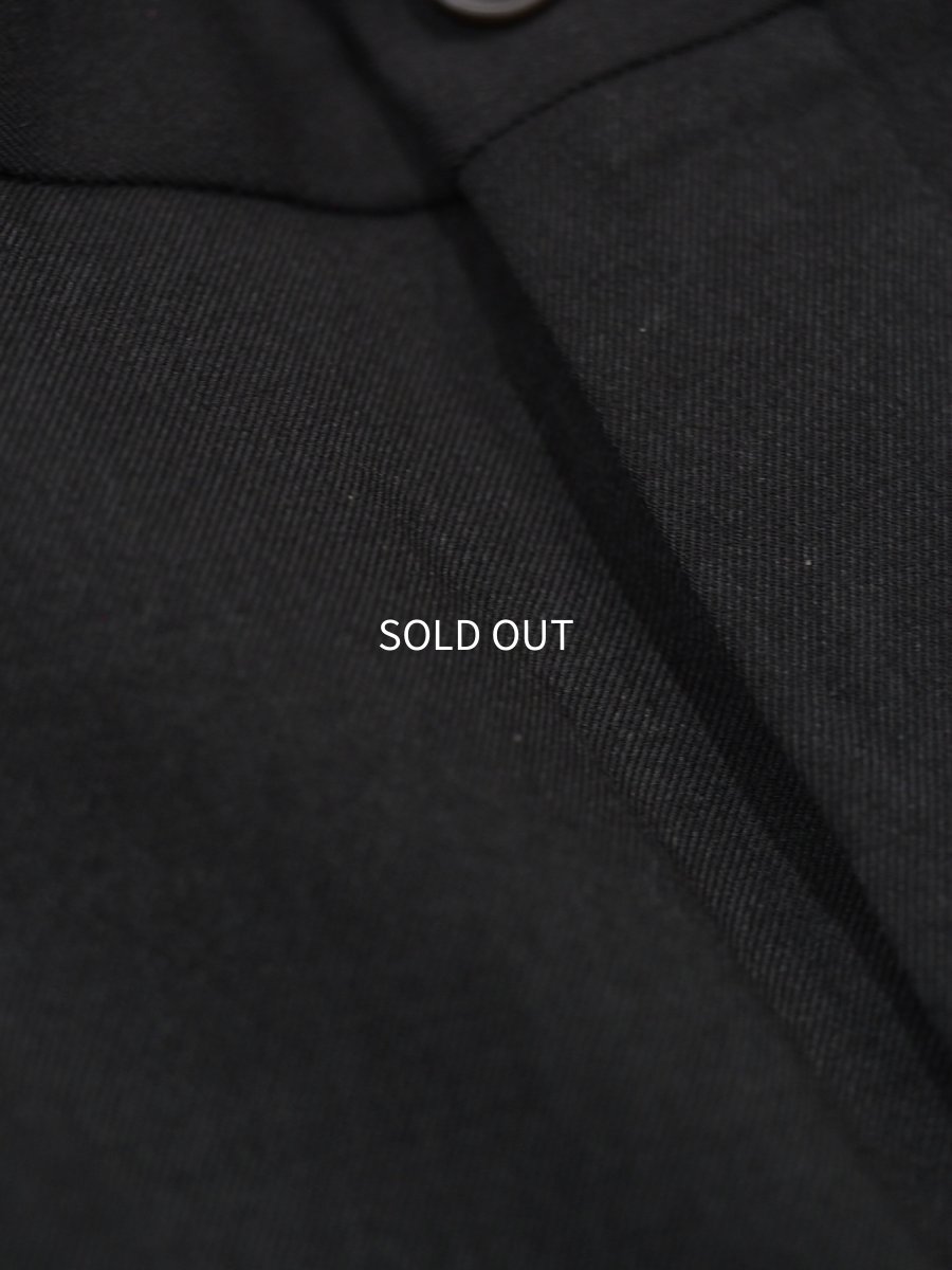 画像7: YOKO SAKAMOTO  / DOUBLE PLEATED TROUSERS / BRUSHED POLYESTER GABARDINE (7)