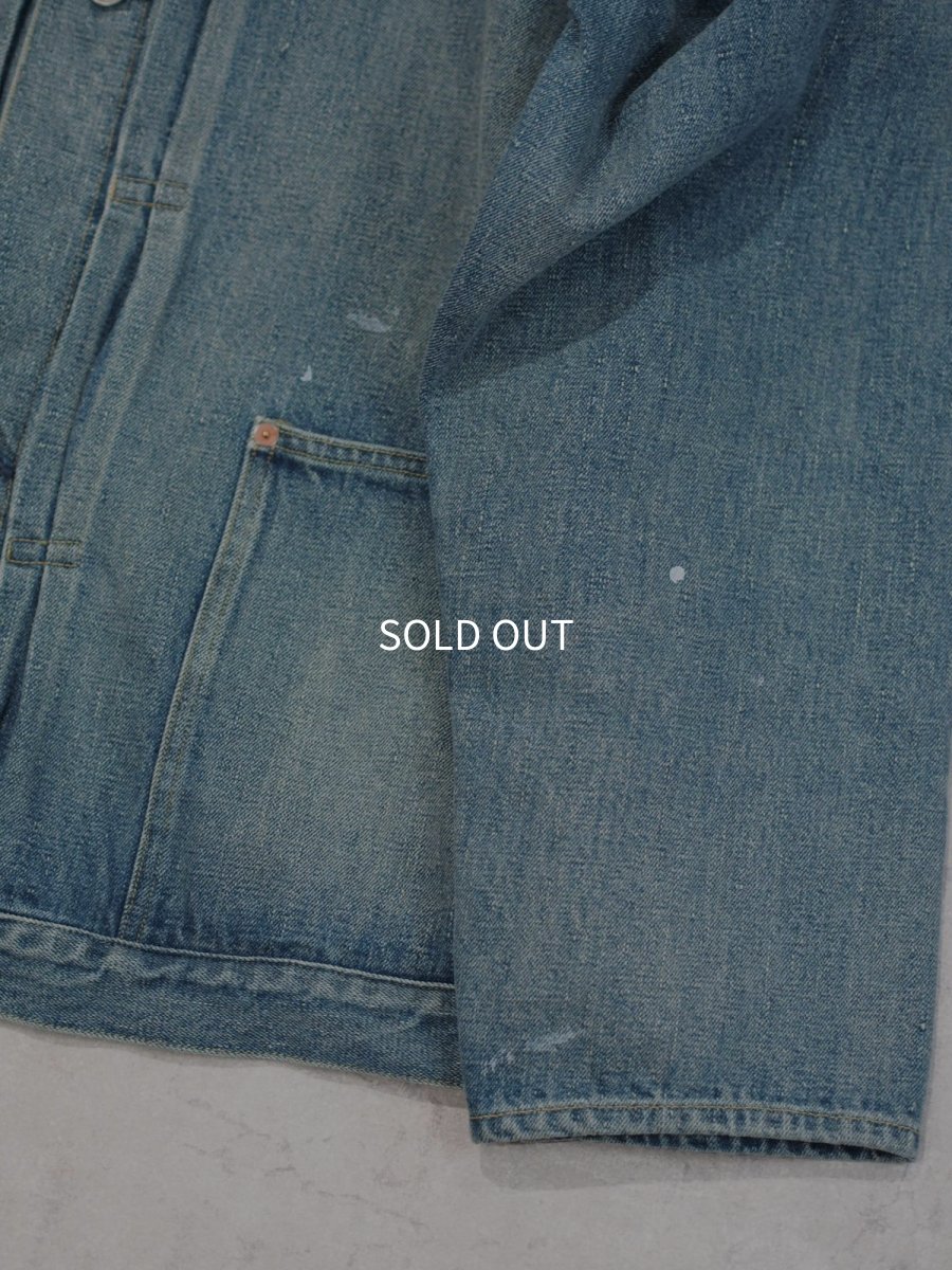 画像4:  YOKO SAKAMOTO  / PLEATS JACKET / RAW DENIM (4)