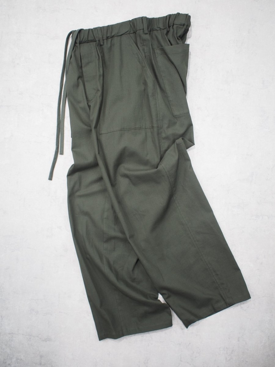 画像7: YOKO SAKAMOTO  / UTILITY EASY PANTS / COTTON PANAMA (7)