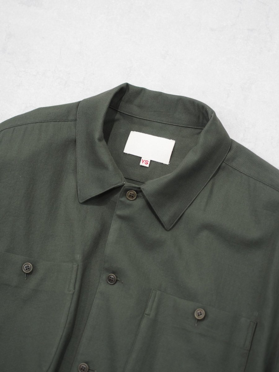画像4: YOKO SAKAMOTO  /  UTILITY S/S SHIRT / COTTON PANAMA (4)